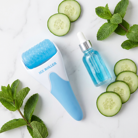 Ice Roller Facial Massager — Instant De-Puff & Glow