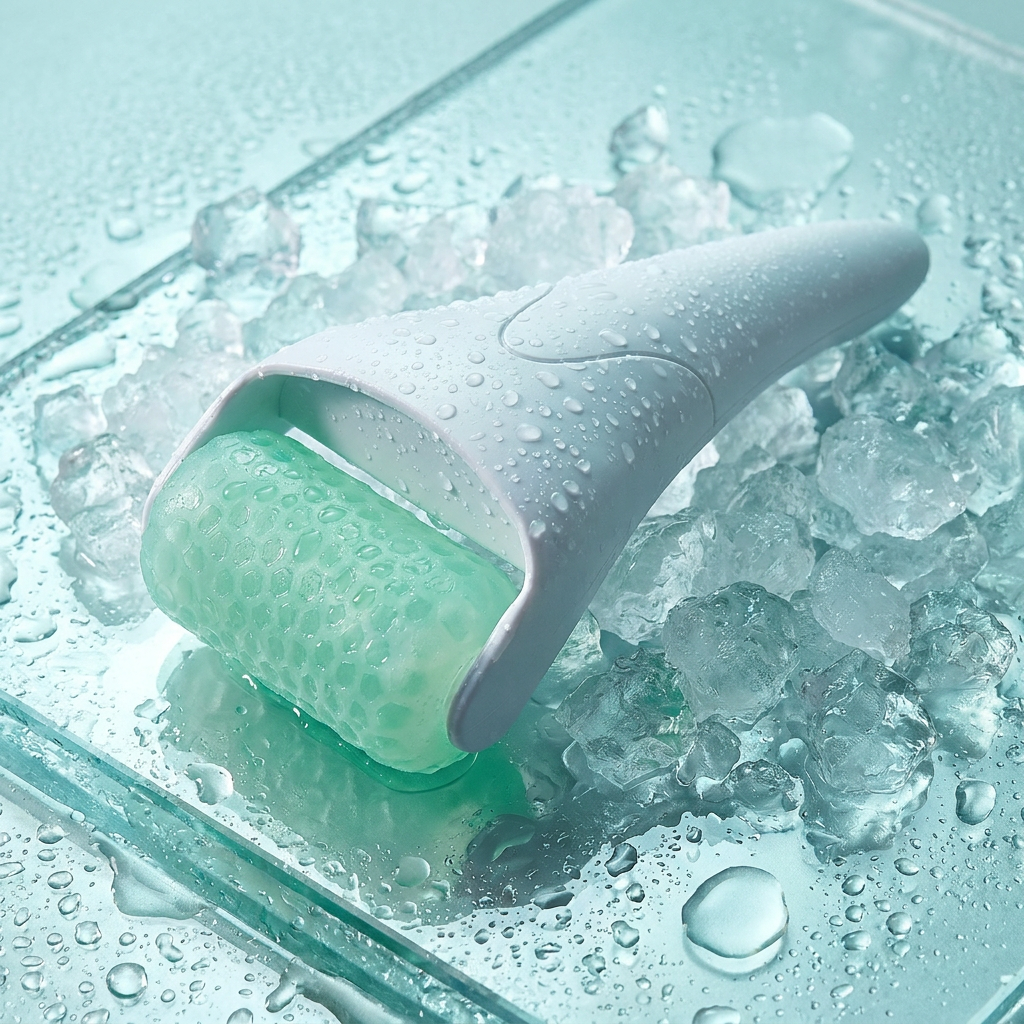 Ice Roller Facial Massager — Instant De-Puff & Glow